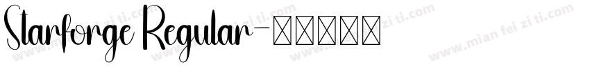 Starforge Regular字体转换